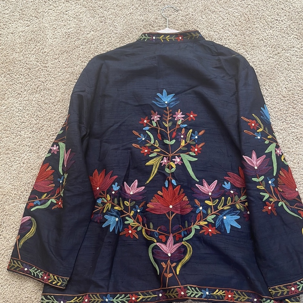 Norm Thompson Embroidered South Jacket - Picture 5 of 5